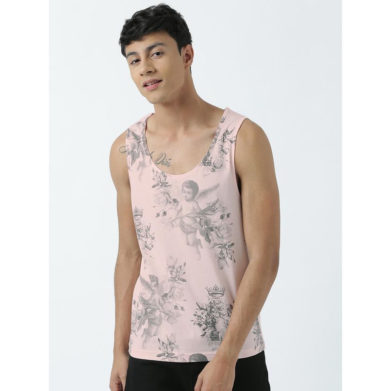 Huetrap Mens Round Neck Sleeveless Tank T-Shirt (XL)