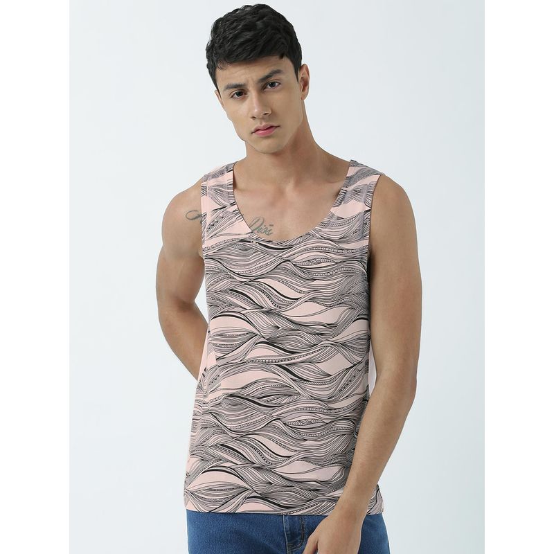 Huetrap Mens Round Neck Sleeveless Tank T-Shirt (S)