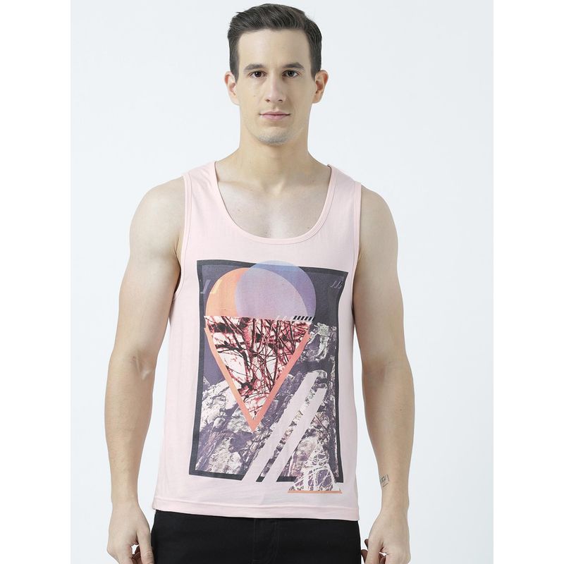 Huetrap Mens Round Neck Sleeveless Tank T-Shirt (L)