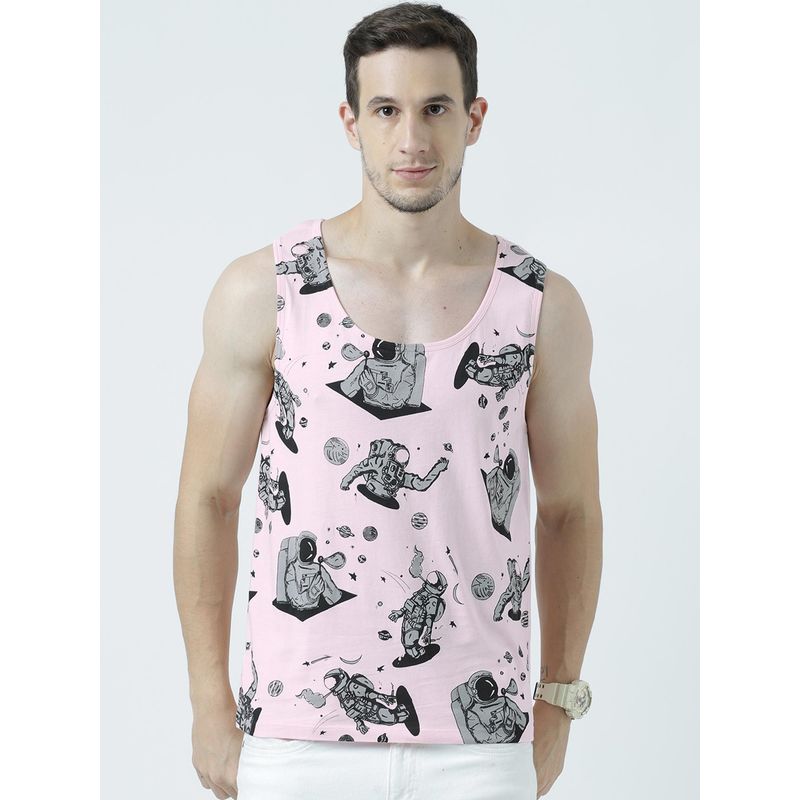 Huetrap Mens Round Neck Sleeveless Tank T-Shirt (S)