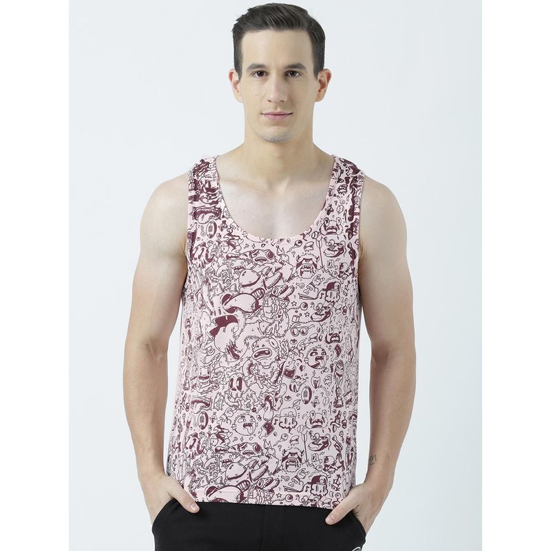Huetrap Mens Round Neck Sleeveless Tank T-Shirt (S)