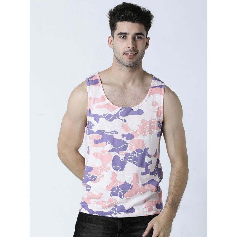 Huetrap Mens Round Neck Sleeveless Tank T-Shirt (S)