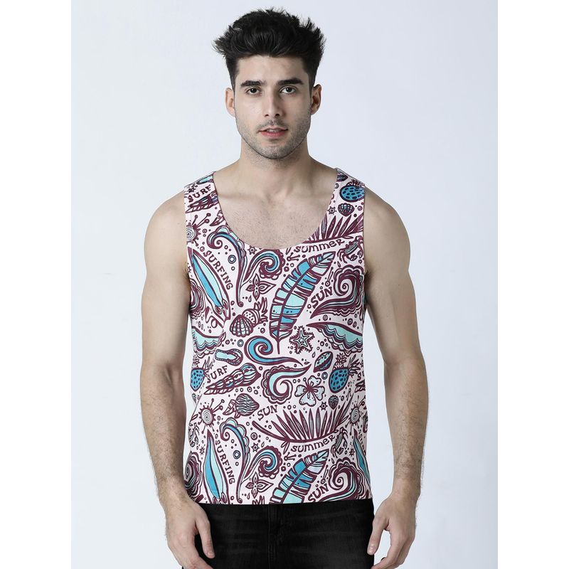 Huetrap Mens Round Neck Sleeveless Tank T-Shirt (M)