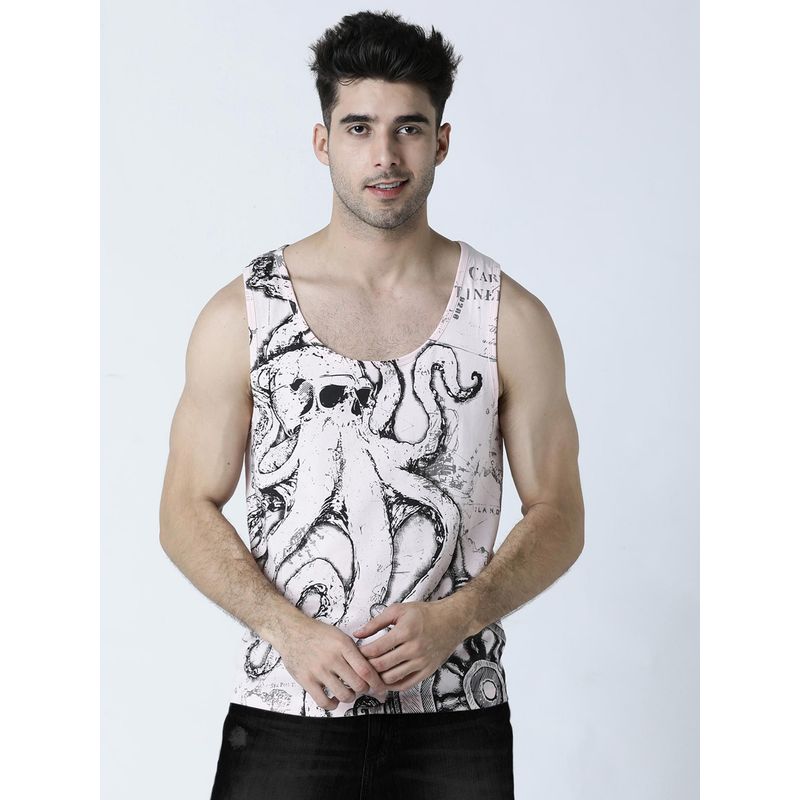 Huetrap Mens Round Neck Sleeveless Tank T-Shirt (S)
