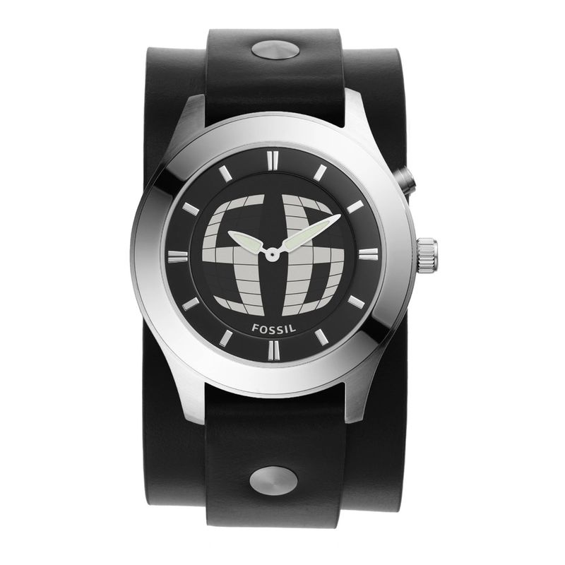 Buy Fossil Big Tic Black Watch FS5739 For Men Online