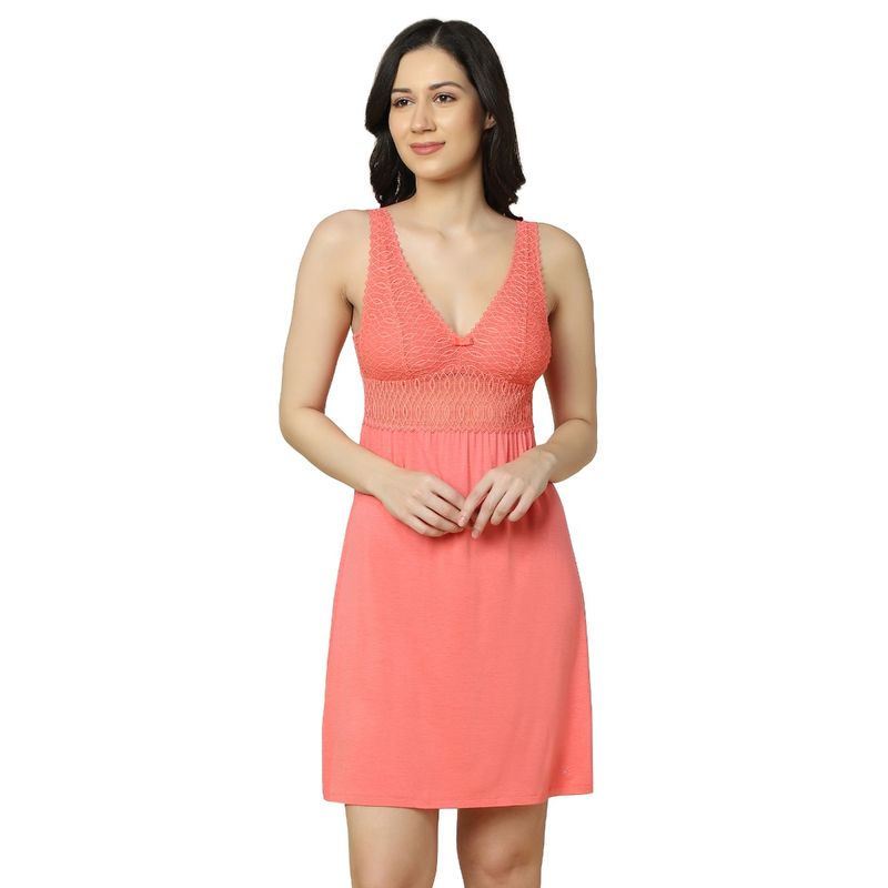 Triumph Aura Spotlight Sustainable Nightdress - Orange (42)