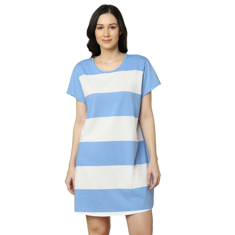 Triumph Oraganic Cotton NDK Nightdress - Blue (40)