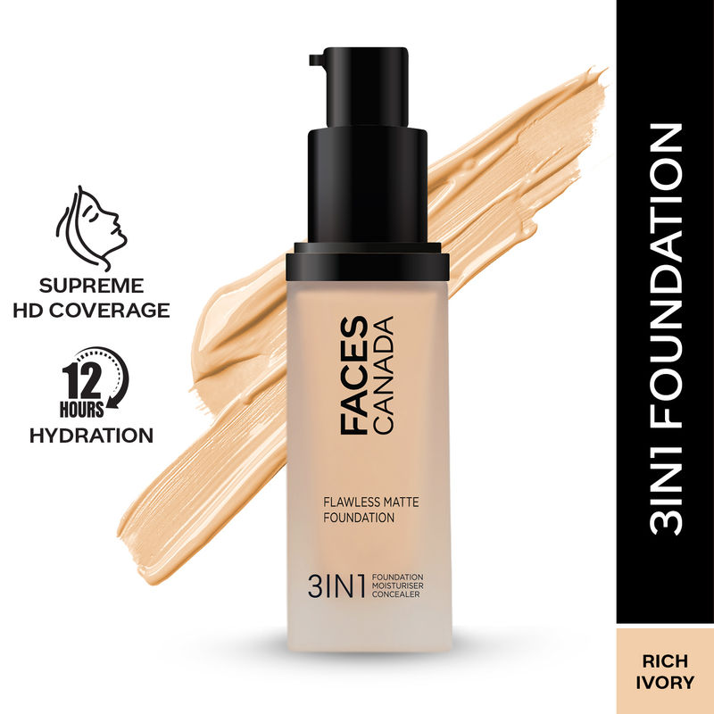 Faces Canada Flawless Matte Foundation - Rich Ivory