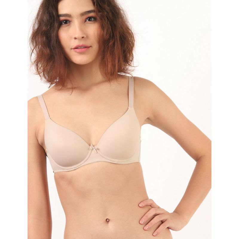 Marks & Spencer Polyamide Mix Plain Bra - Multi-Color (Pack of 2) (36C)