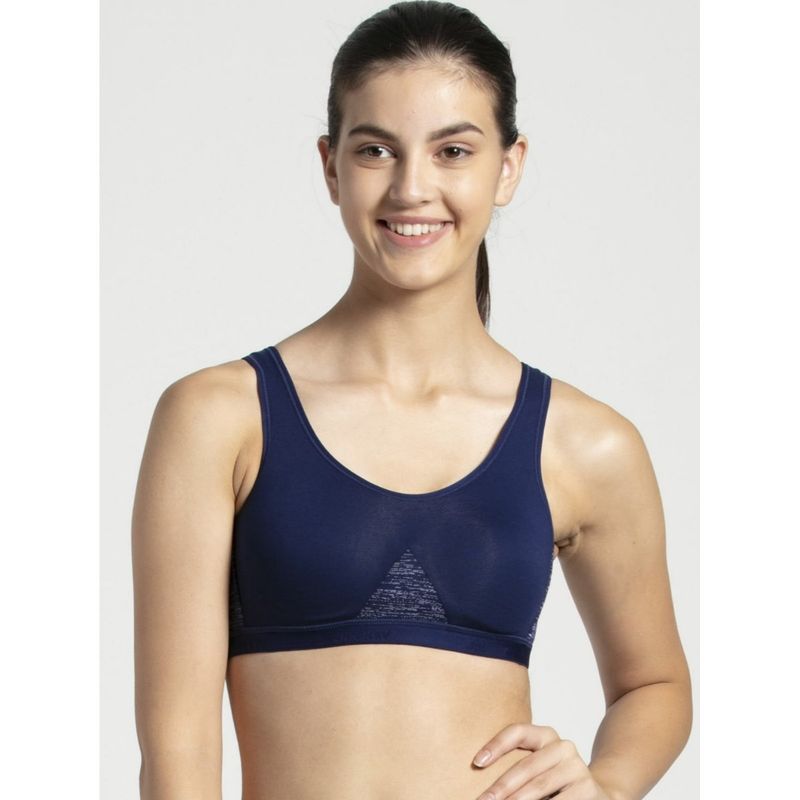 Jockey 1376 Women Wirefree Non Padded Full Coverage Slipon Active Bra