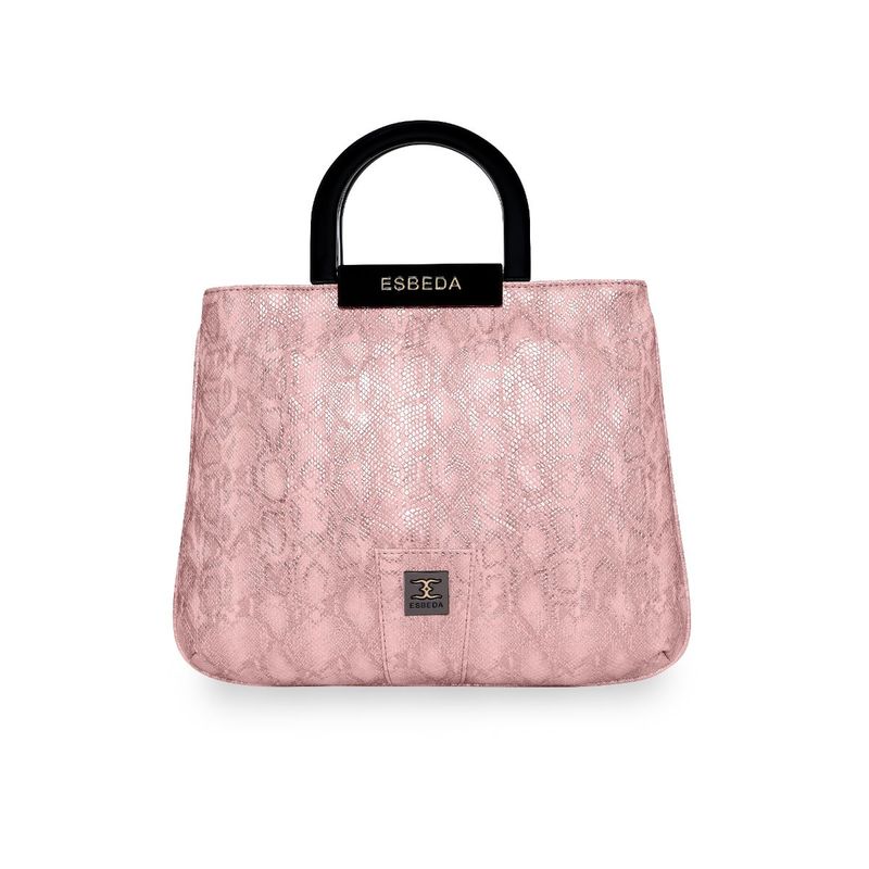 Buy Esbeda Rose Gold Color Printed Glitter Armbag for Women Online