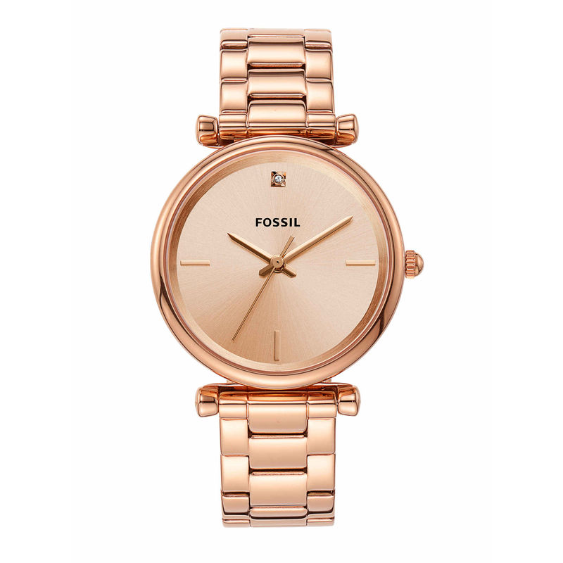 Buy Fossil ES4441 Carlie Rose Gold Watch For Women Online