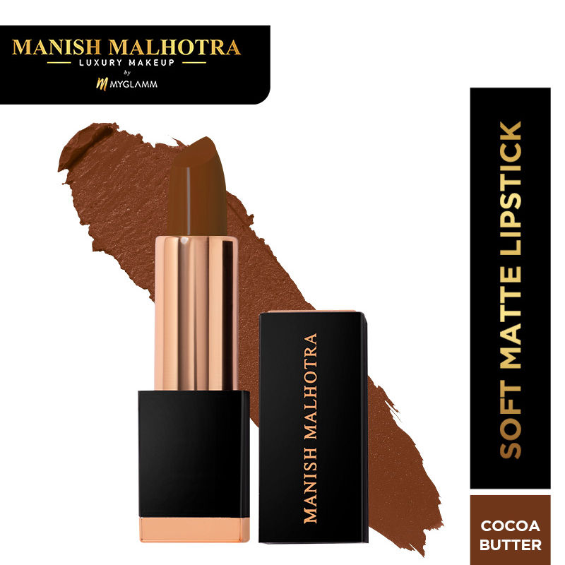 Manish Malhotra Beauty By MyGlamm Soft Matte Lipstick-Cocoa Butter