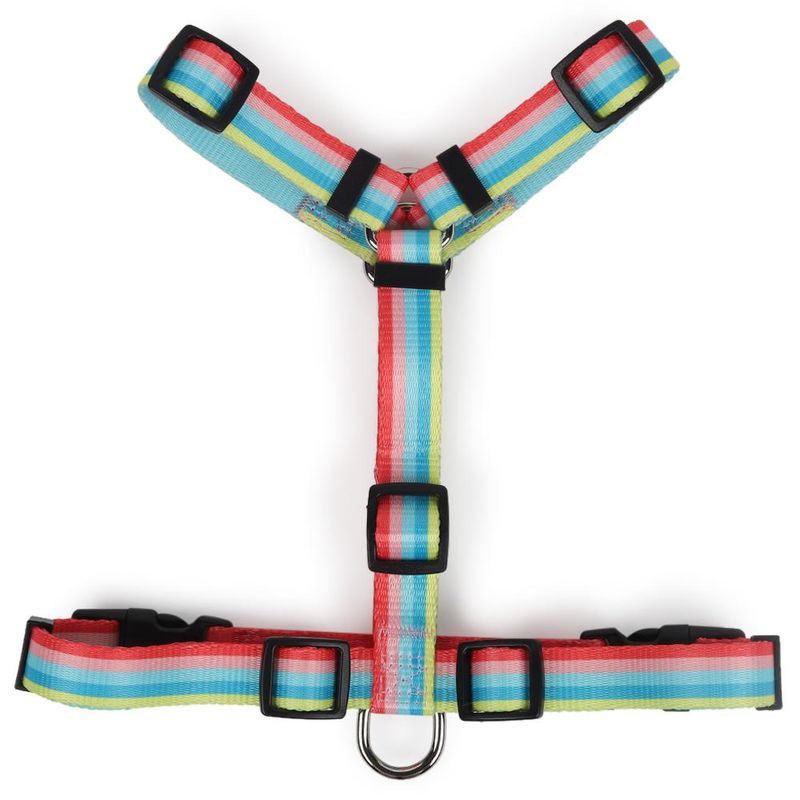 Heads Up For Tails Rainbow Popsicle Dog H-Harness (Small)