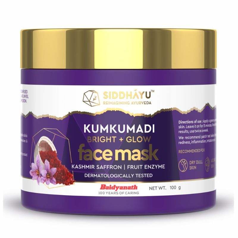 Siddhayu Kumkumadi Bright & Glow Face Mask Reduce Dark Spot