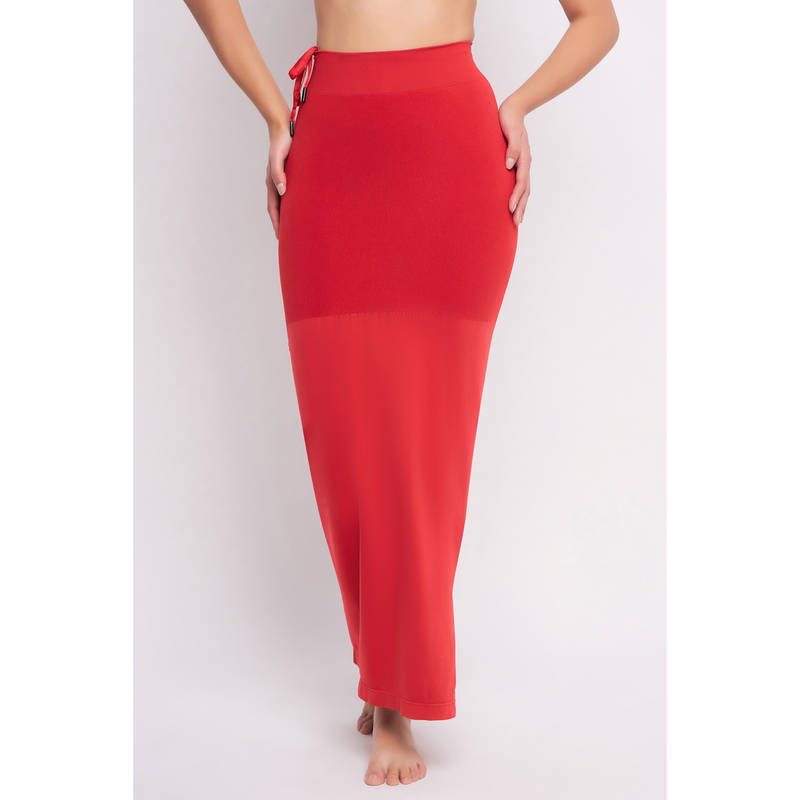 Clovia Red Women Saree Shapewear (M)