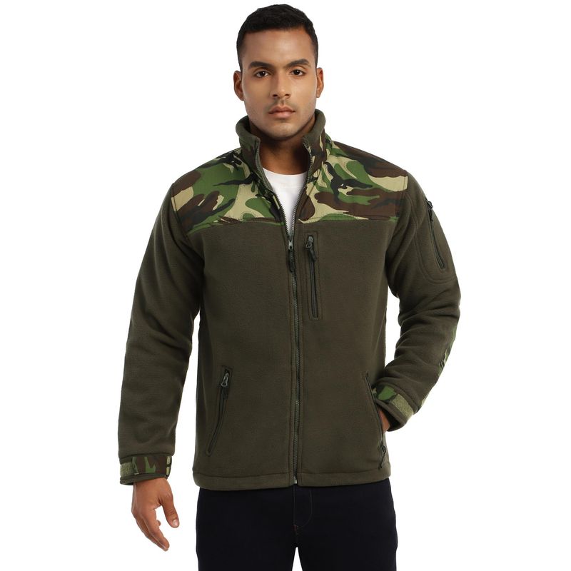 Buy MountMiller Men's Solid Ripstop Dual Superbond HLKN Fleece
