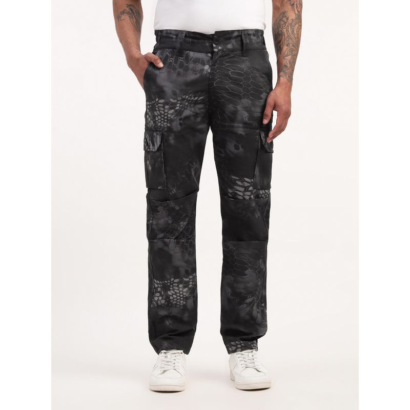 MountMiller Black Camouflage Regular Fit Cargo (28)