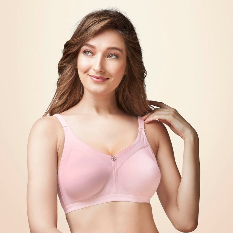 Trylo Rozi Stp Women Detachable Strap Non Wired Padded Bra Pink Buy
