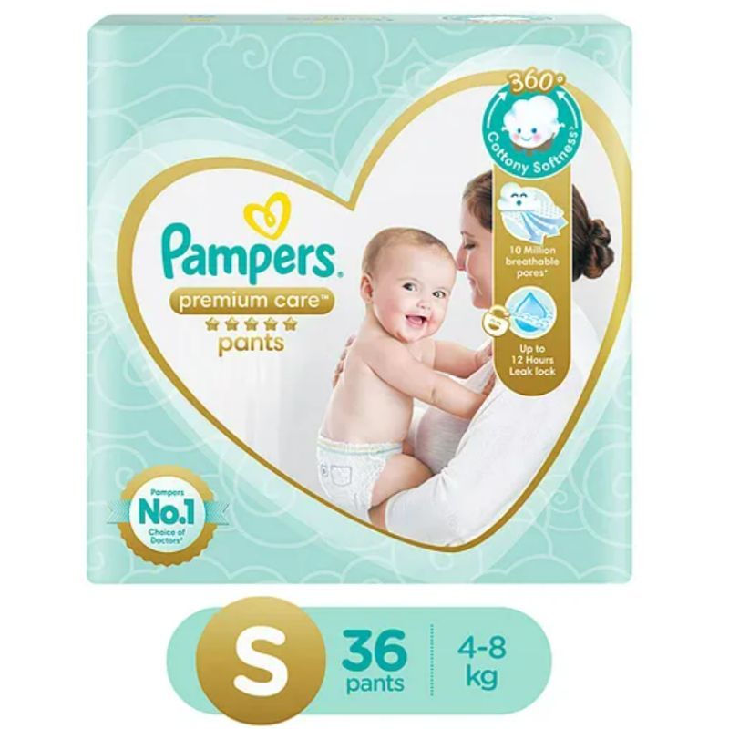 Pampers Premium Care Pants Diapers Small - 36 Pack
