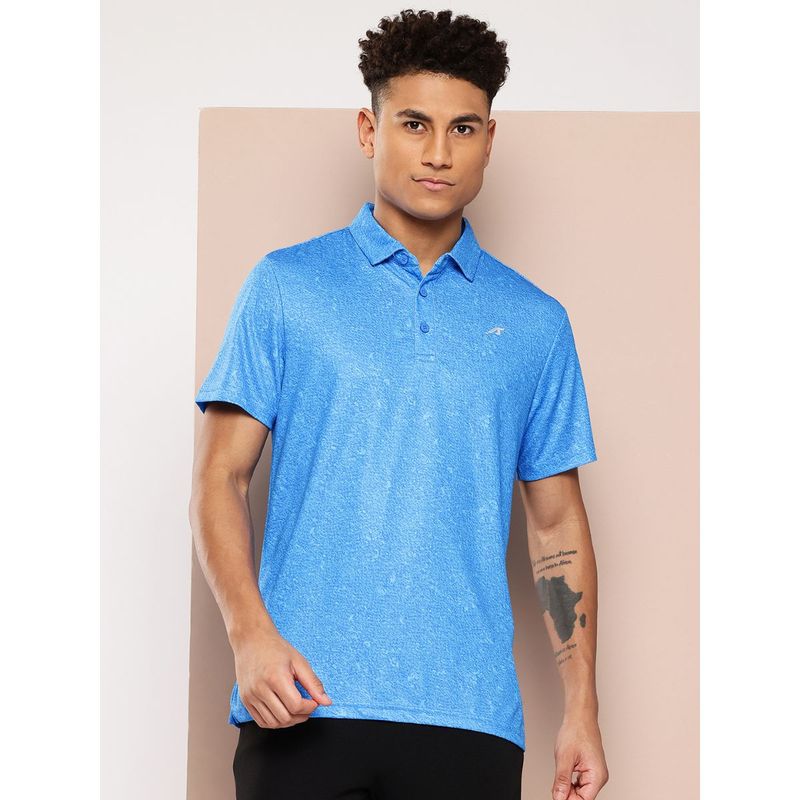 Alcis Men Printed Golf Polo T-Shirt (L)