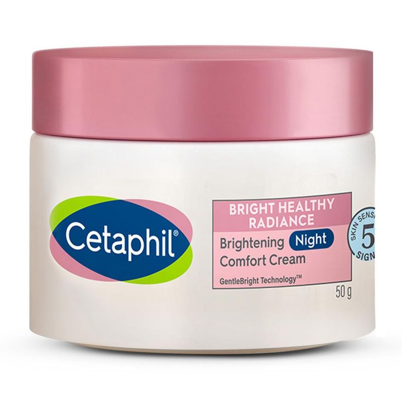 Cetaphil Brightening Night Cream with Niacinamide reduces Dark spots, Dermatologist Tested