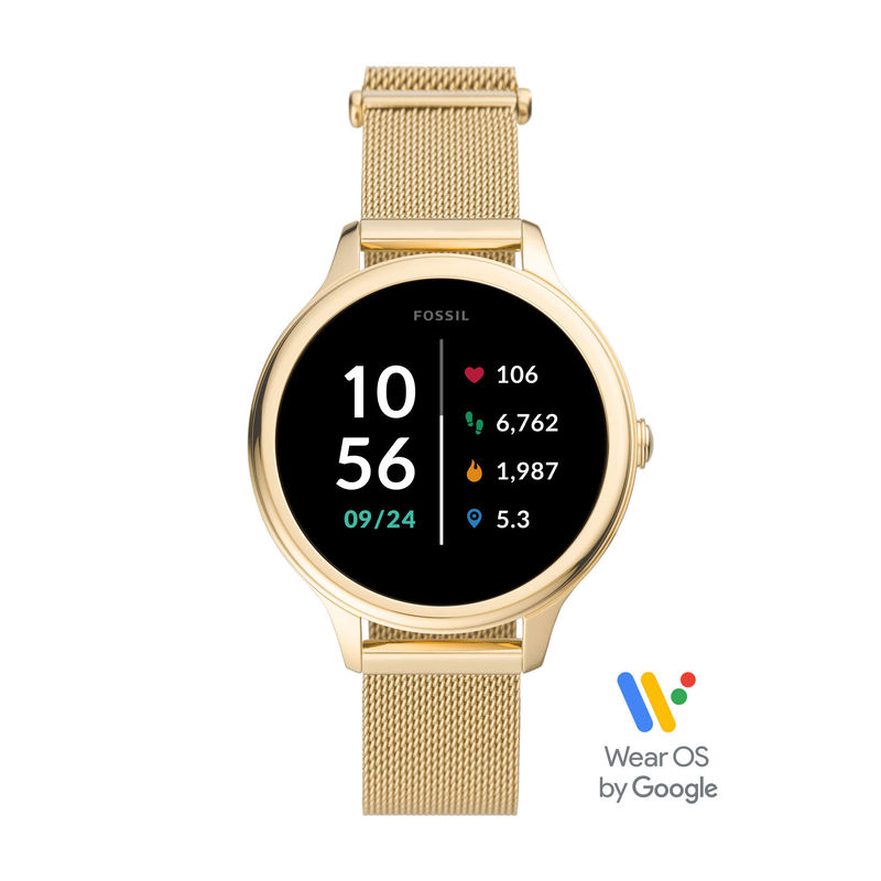 Smartwatch fossil gold online