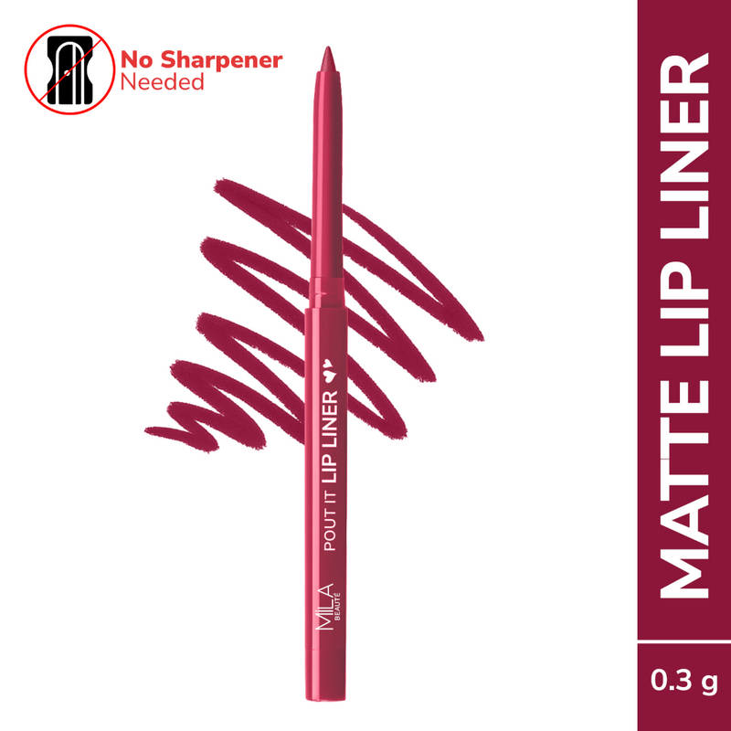 Mila Beauté Matte Lip Liner - 04 Cranberry Champagne