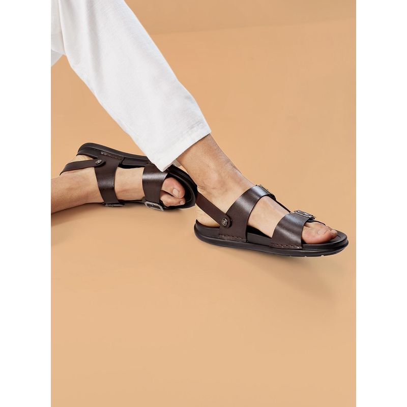 REGAL Brown Men Smart Casual Leather Sandals (UK 9)