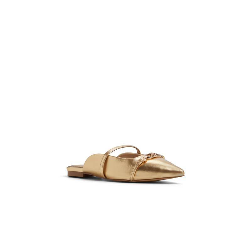 Aldo MARYLUNEA Women Gold Mules (UK 2)
