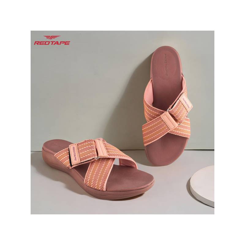 Red Tape Women Pink EVA Comfort Sandals (UK 8)