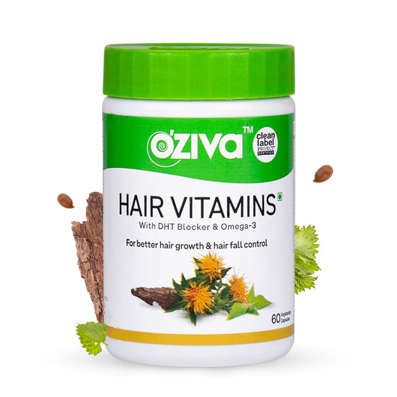 Oziva Hair Vitamins (with Dht Blocker & Omega 3) For Better Hair Growth