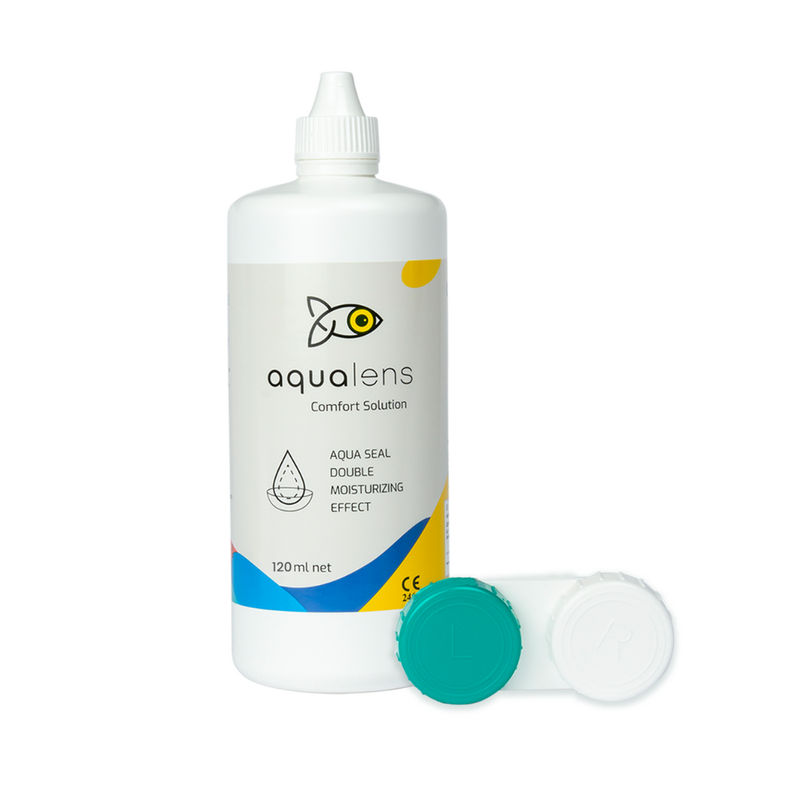Aqualens Comfort Contact Lens Solution with Free Lens Case - 360ml