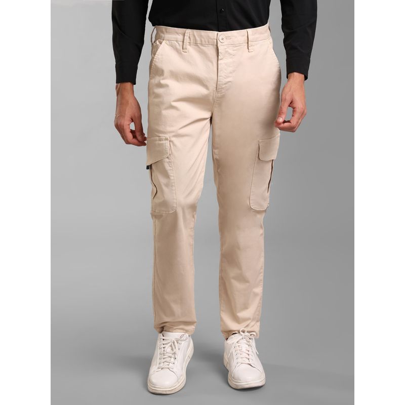KAZO Slim Fit Cargo Pants Beige (30)