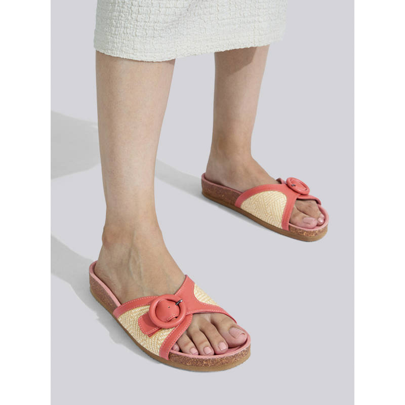 Neeman's Women Boheme Chic Sandals Peach (UK 3)