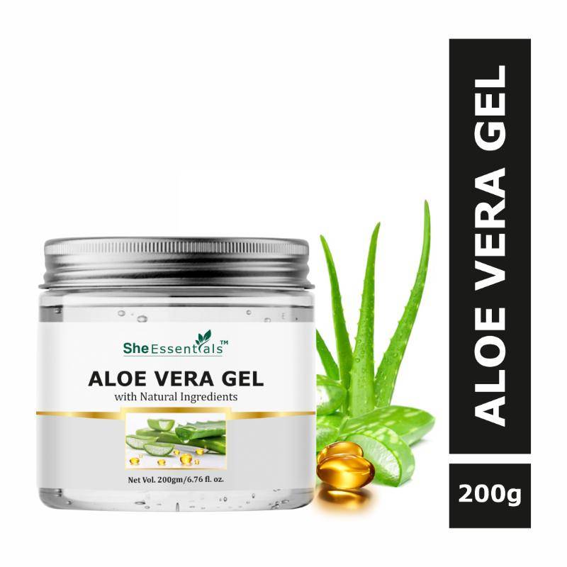 Buy She Essentials Aloe Vera Gel For Skin & Hair Care, Moisturises The ...