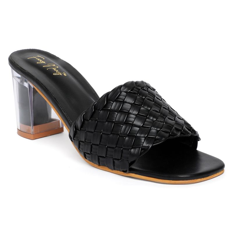 Dapper Feet Braided Sandals - Black (EURO 36)