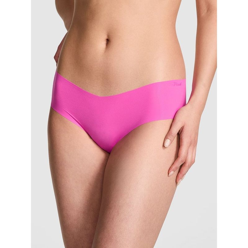 Victoria's Secret PINK No-Show Hip Hugger Panty Pink (2XL)