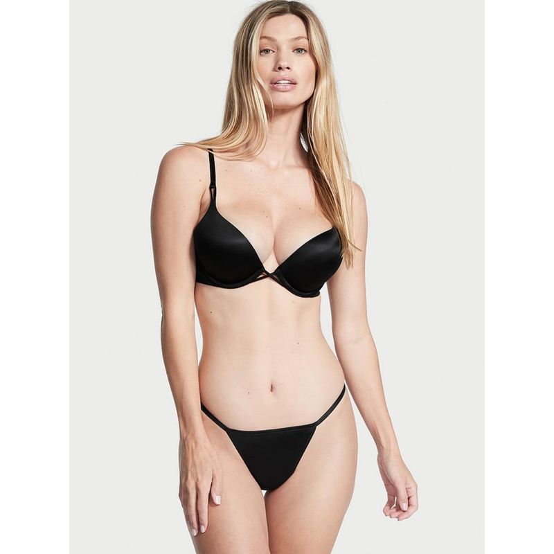 Victoria's Secret Very Sexy Bombshell Add-2-Cups Smooth Push-Up Bra Black (34D)