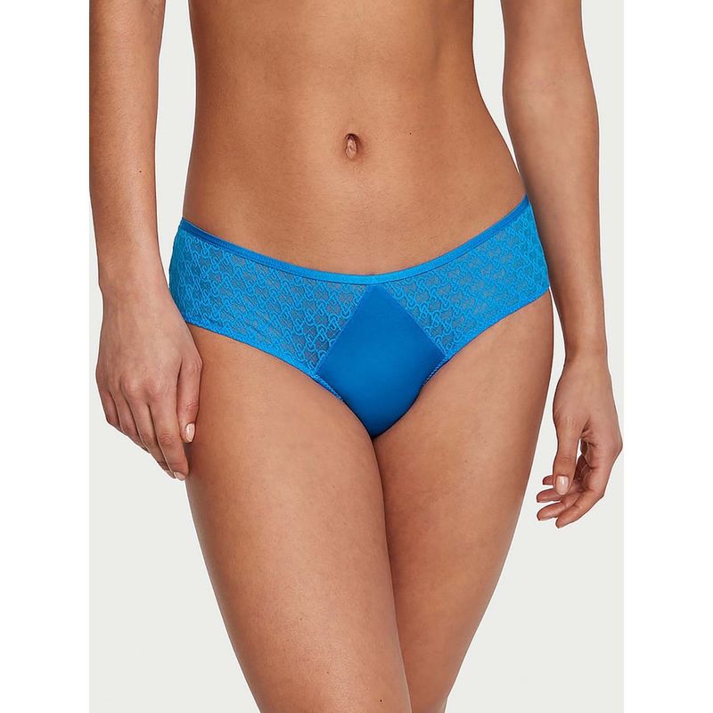 Victoria's Secret Very Sexy Icon by Icon Lace Cheeky Panty - Blue (XS)