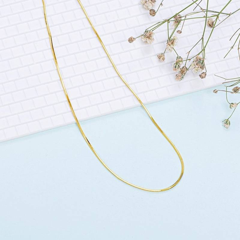Zavya Golden Elegance 925 Sterling Silver Snake Chain (24)