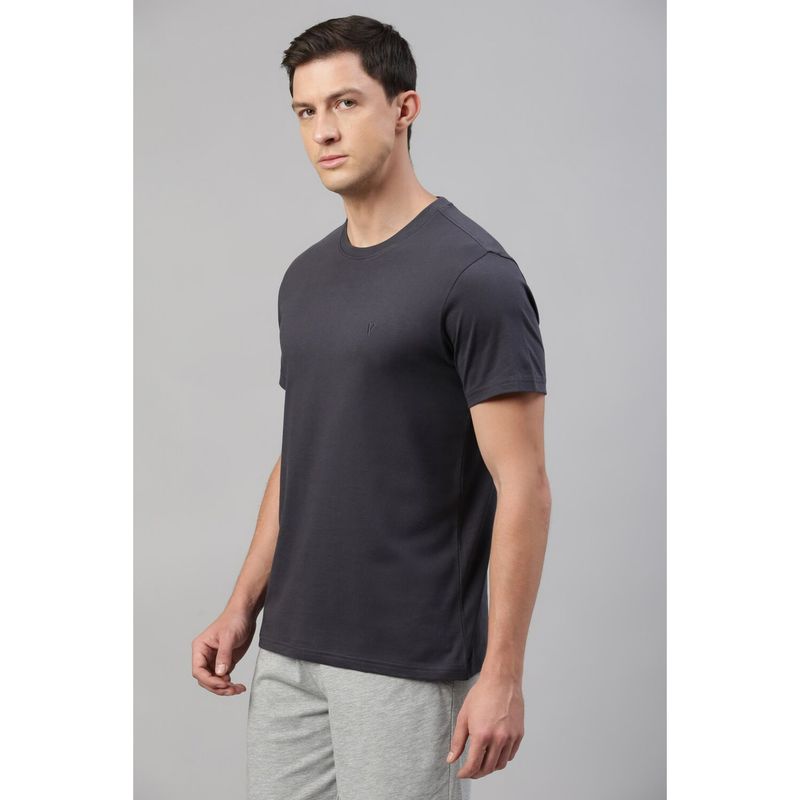 Van Heusen Grey T-Shirt (XL)