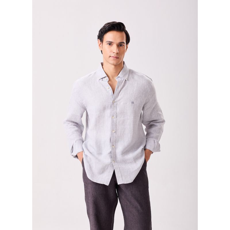 MH&Y Luxe Linen Grey Shirt (38)