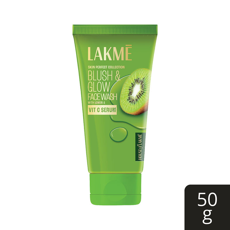 Lakme Blush & Glow Kiwi Gel Face Wash 100% Real Kiwi Extract
