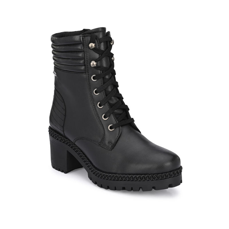 Delize Womens Black Derby Boots: Buy Delize Womens Black Derby Boots ...