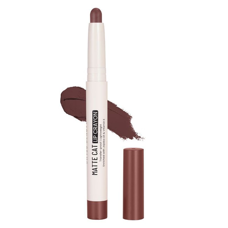 Swiss Beauty Non Transfer Matte Cat Lip Crayon - Choclate Fudge