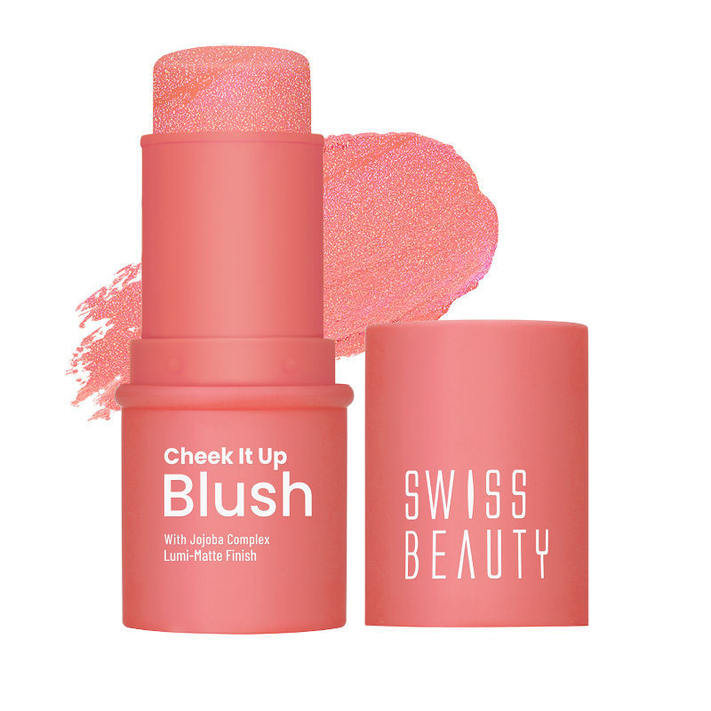 Swiss Beauty Cheek It Up Lumi-Matte Finish Blush - 3 Mood Liffer Coral