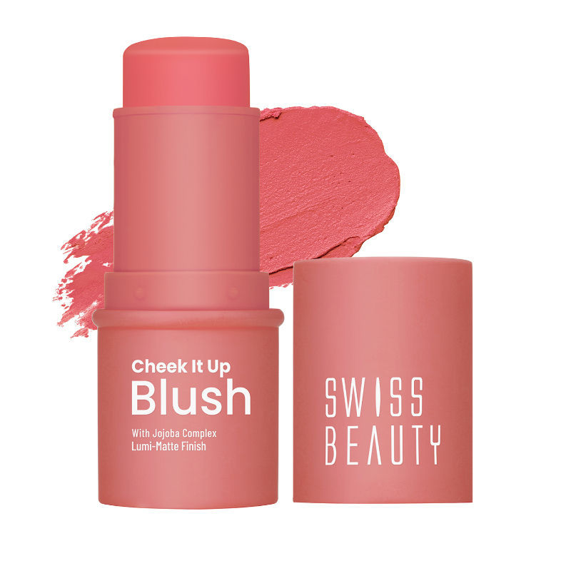 Swiss Beauty Cheek It Up Lumi-Matte Finish Blush - 5 Chic Me up