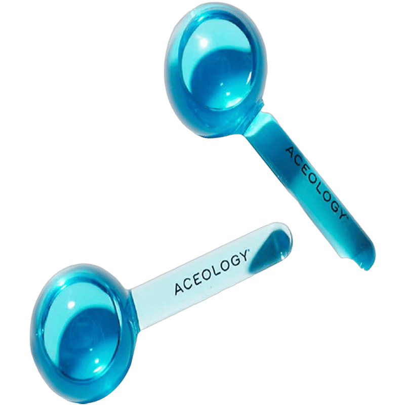 Aceology The Original Ice Globe Facial Massager-Blue