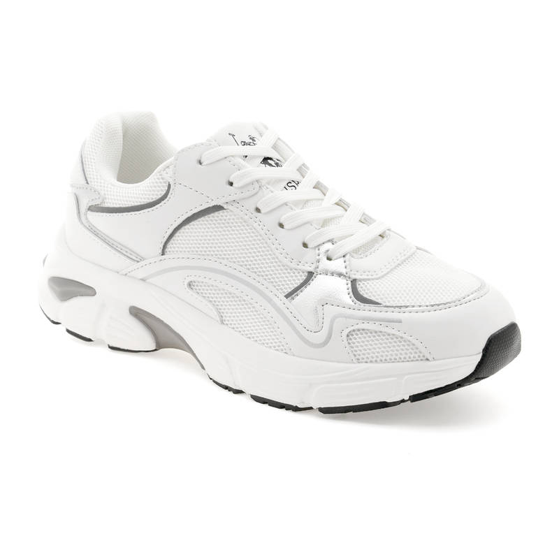 U.S. POLO ASSN. Women Casual Felicia White Sneakers (UK 7)